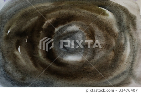 Black and brown watercolor abstraction 33476407