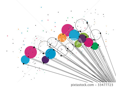 Vector technology concept. Connected Lines and dot Vector technology concept. Connected Lines and dot 33477723