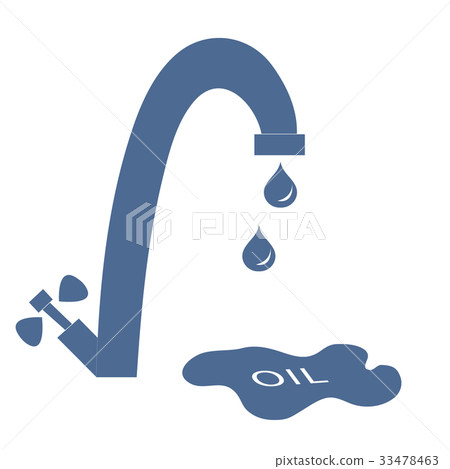 faucet with drops of fuel and the inscription oil faucet with drops of fuel and the inscription oil 33478463