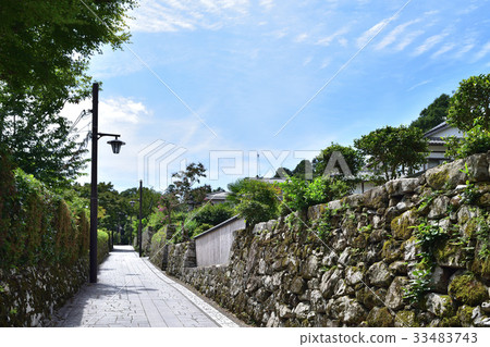 The cityscape of the majestic masonry of Otsu and Sakamoto 33483743