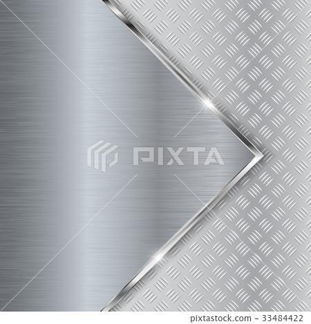Non-slip surface on metal brushed background Non-slip surface on metal brushed background 33484422