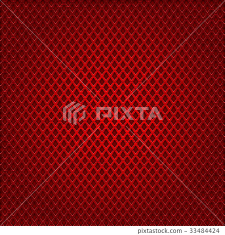 Red metal perforated background 33484424