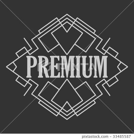 Vintage badge. Logo template. Vintage badge. Logo template. 33485587