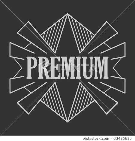 Vintage badge. Logo template. Vintage badge. Logo template. 33485633