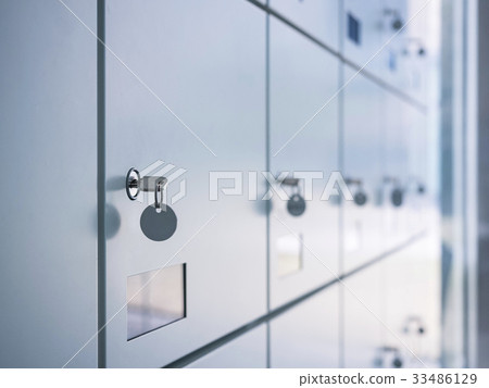 Lockers with key in Locker Room Lockers with key in Locker Room 33486129