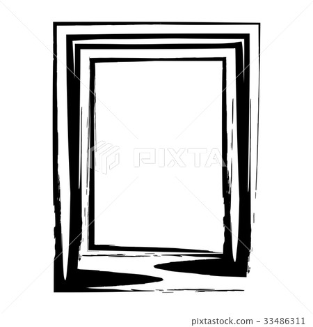 Decorative ornamental frame. Decorative ornamental frame. 33486311