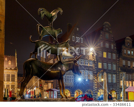 Bremen. The Bremen Town Musicians. 33486611