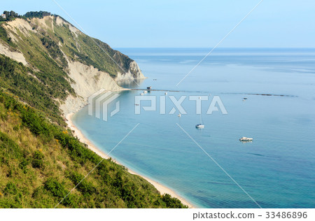 Summer Adriatic sea Mezzavalle beach 33486896