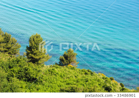 Summer Adriatic sea coast Summer Adriatic sea coast 33486901