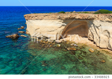 Sicily summer sea coast, Italy Sicily summer sea coast, Italy 33486923