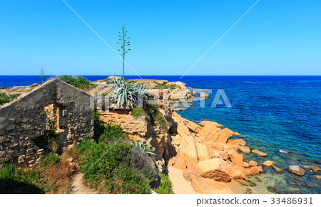 Sicily summer sea coast, Italy Sicily summer sea coast, Italy 33486931