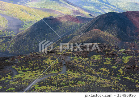 Etna volcano view, Sicily, Italy 33486950