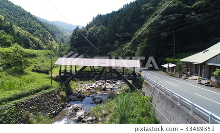 被遮蓋的橋·大濠市河沿的鳥瞰圖，接近地方 33489351