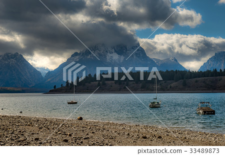 Teton range after strom. Grand Teton National Park Teton range after strom. Grand Teton National Park 33489873