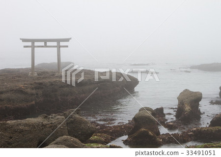 大洗前神社鳥居 33491051