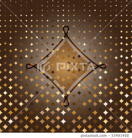 Rhombus custom gold halftone abstract background 33491488