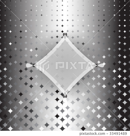 Rhombus custom silver halftone abstract background Rhombus custom silver halftone abstract background 33491489