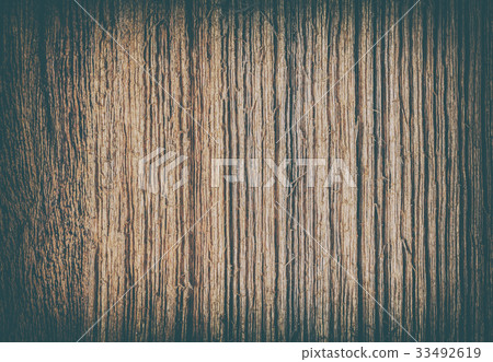 Closeup texture and background of old wooden panel 33492619