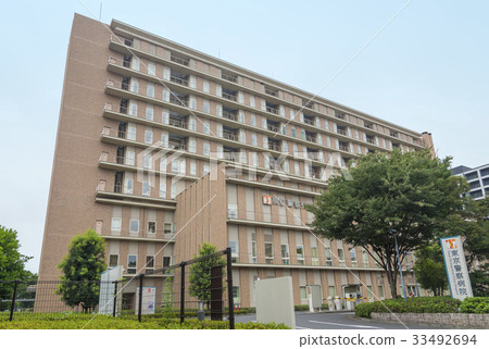 東京警察醫院（東京中野區）的外觀 33492694