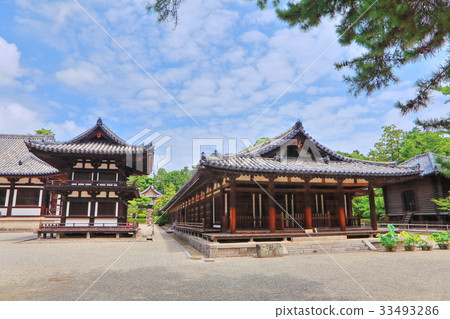Toshodaiji Temple Reido and Drum Tower Toshodaiji Temple Reido and Drum Tower 33493286