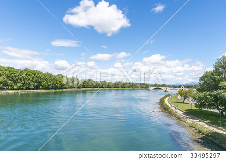 Saint-Venez bridge and Avignon Saint-Venez bridge and Avignon 33495297