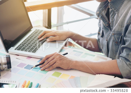 Color samples, color swatch samples, Draw 33495828