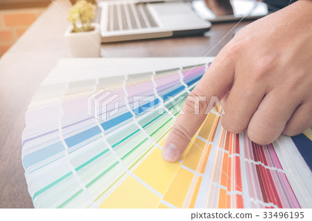Creative creativity graphic designer working with  33496195