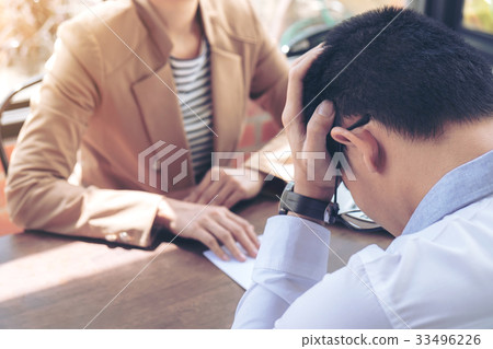 Close up of the hand employer filing final  33496226
