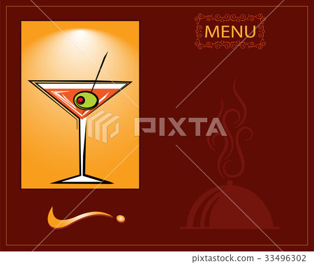 Wine Menu Card Design Template Wine Menu Card Design Template 33496302