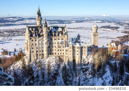 Neuschwanstein castle view from Maria bridge 33496838