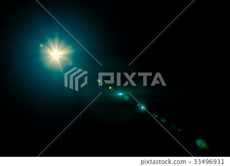 Camera lens with lense reflections. Camera lens with lense reflections. 33496931