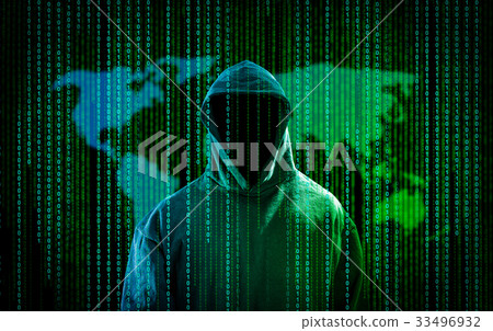 Computer crime concept. Computer crime concept. 33496932