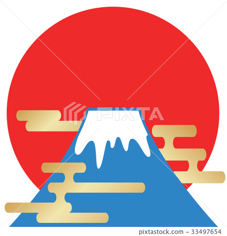 富士山 插圖素材 圖庫