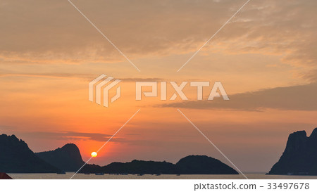 Nature background sunset or Sunrise Nature background sunset or Sunrise 33497678