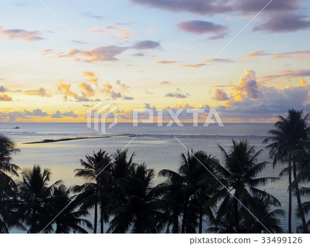 Sunset at Guam Matapan Beach 33499126
