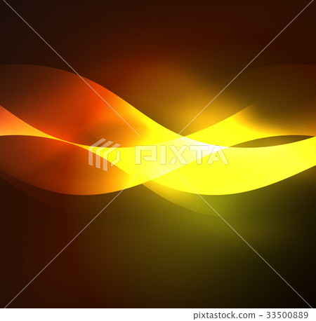 Illuminated neon waves 33500889
