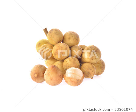 lansium ,longkong tropical fruit on white lansium ,longkong tropical fruit on white 33501074