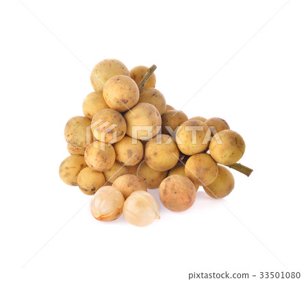 lansium ,longkong tropical fruit on white lansium ,longkong tropical fruit on white 33501080