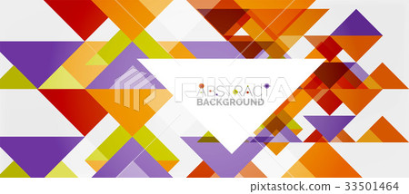 Triangle pattern design background - Stock Illustration [33501464] - PIXTA