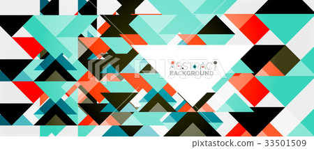 Triangle pattern design background Triangle pattern design background 33501509