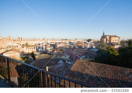 View of Cittadella, walled city in Italy View of Cittadella, walled city in Italy 33503260