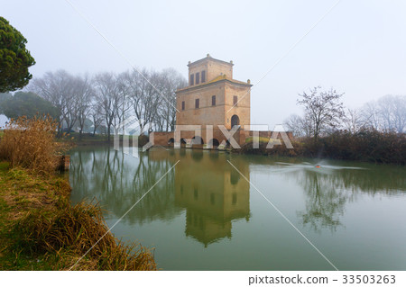 Ancient building from Po river lagoon, Italy 33503263