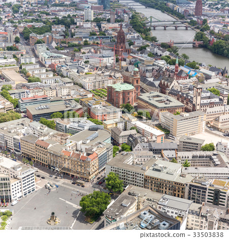 Frankfurt Germany aerial view Frankfurt Germany aerial view 33503838