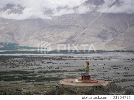 Statue of Maitreya Buddha in Ladakh, India 33504755