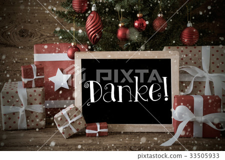 Nostalgic Christmas Tree, Danke Means Thank You 33505933