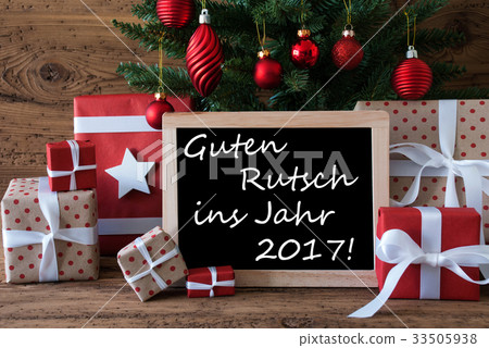 Tree, Guten Rutsch 2017 Means Happy New Year Tree, Guten Rutsch 2017 Means Happy New Year 33505938