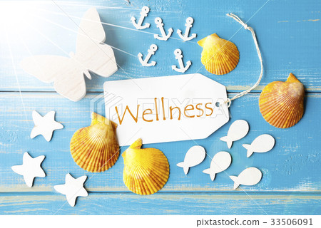 Sunny Summer Greeting Card With Text Wellness Sunny Summer Greeting Card With Text Wellness 33506091