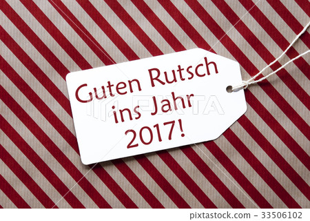 Label, Guten Rutsch 2017 Means Happy New Year 33506102