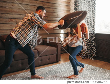 Young couple in conflict, man and woman fight Young couple in conflict, man and woman fight 33506236
