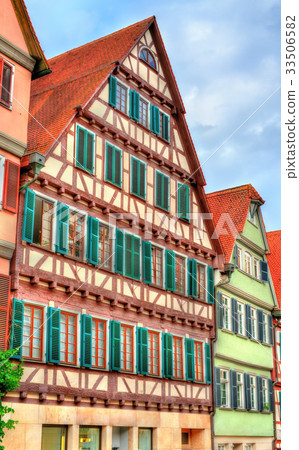 Typical houses in Tubingen - Baden Wurttemberg 33506582